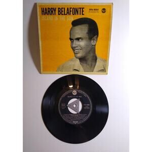 Harry Belafonte Island In The Sun 7" Vinyl Single 45 Record Germany 1957 Latin